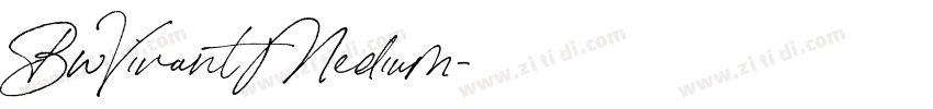 BwVivant Medium字体转换 BwVivant Medium字体转换
